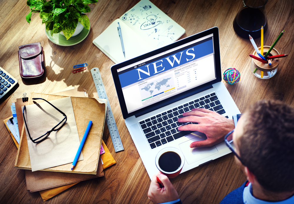 Digital Online Global News Update Concept